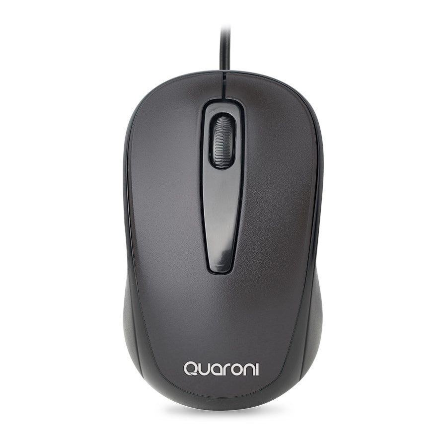 MOUSE OPTICO QUARONI ALAMBRICO COLOR NEGRO 1200 DPI MOUSE OPTICO QUARONI ALAMBRICO COLOR NEGRO 1200 DPI